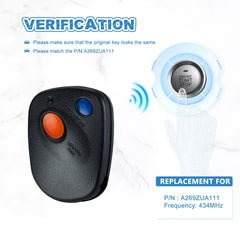 2 BTN Keyless Entry Control Remote Vehicles Replacement for 2000-2004 Subaru Outback Legacy Impreza Remote Key Fob A269ZUA111  KR-G2RA