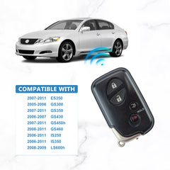 Smart Car Key Fob Replacement for Lexus ES GS is LS with FCC ID: HYQ14AAB (271451-0140)