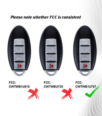 Smart Proximity Insert Keyless Entry Remote Self Programmable Key Fob Replacement for 2011-2013 Infniti M56/M37/QX56 with FCC: CWTWB1U787
