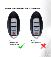 Smart Proximity Keyless Entry Remote Self Programmable Key Fob Replacement for 2007-2012 Nissan Sentra KBRASTU15, CWTWB1U758