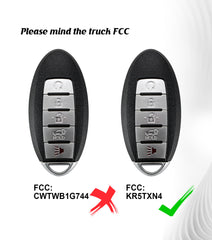 Keyless Entry Fob Smart Remote Control Self Programmble Car Key Replacement for 2019 Nissan Rogue/2019 Nissan Altima with FCC: KR5TXN4