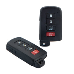 Keyless Entry Remote Smart Car Key Fob 4 Button Replacement for 2013,2014, 2015, 2016, 2017 Toyota Camry Corolla