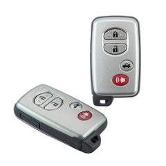 Smart Keyless Entry Remote Uncut 4 Buttons Key Fob Replacement for 2007-2010 Toyota Camry Avalon FCC ID: HYQ14AAB 0140