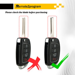 DIY Key Programmer/No Tool Required with Car Key Fob Replacment for Hyundai Santa Fe 2013-2016 with FCC:TQ8-RKE-3F04