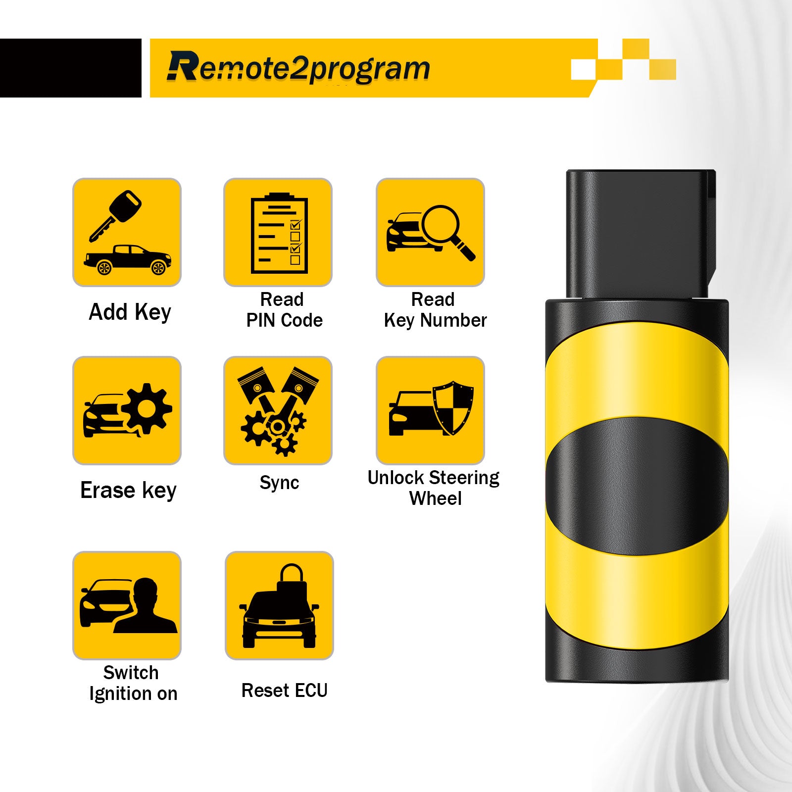 OBD Programmer No Tool Required/DIY Pairing and Smart Car Key Remote Replacement for Lexus FCC ID:  HYQ14FBB/0010 "G" Board Safe and Simple