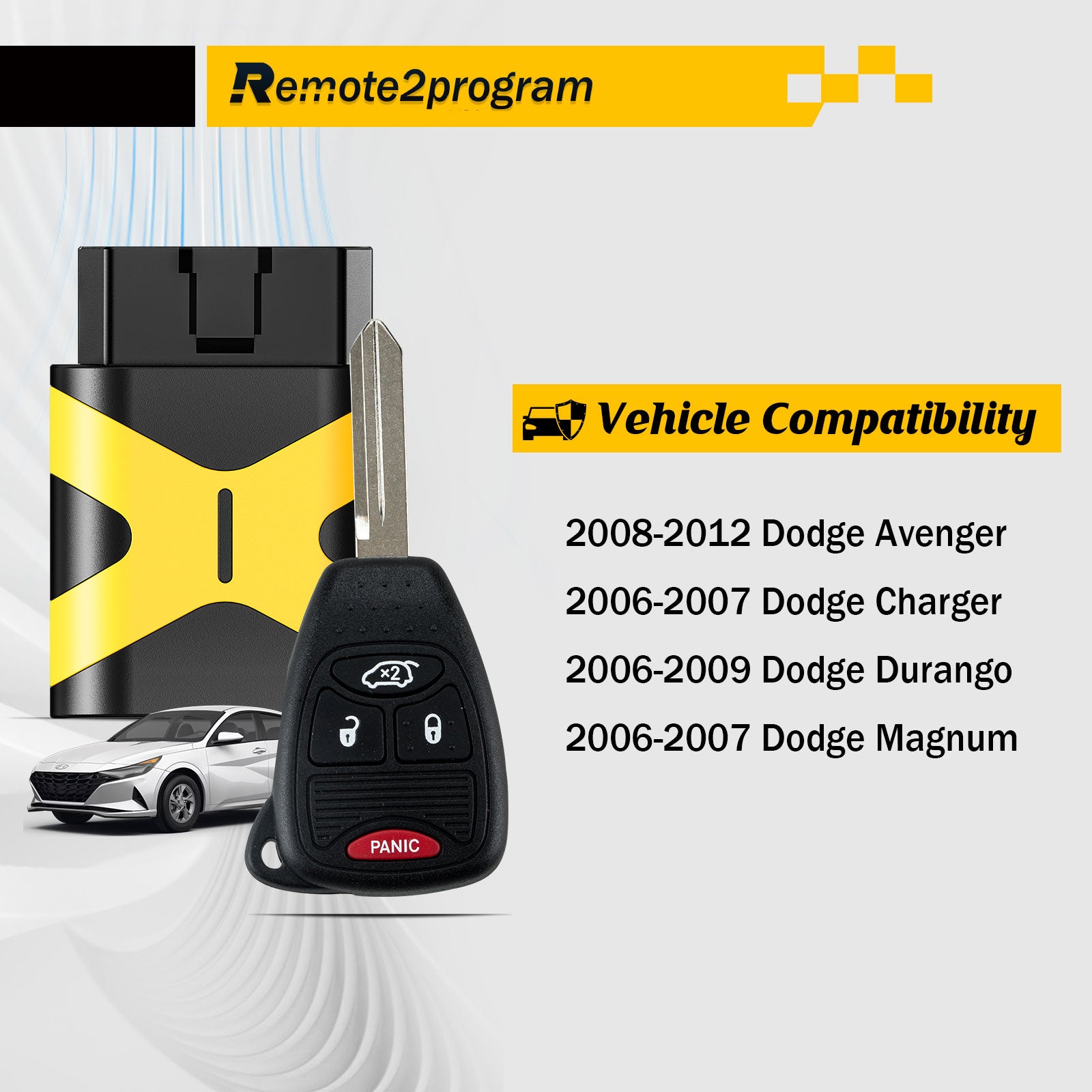 DIY Programming Car Key Fob Keyless Entry Remote Replacement for Dodge/JEE-p/Chr-ysler with FCC: OHT692427AA