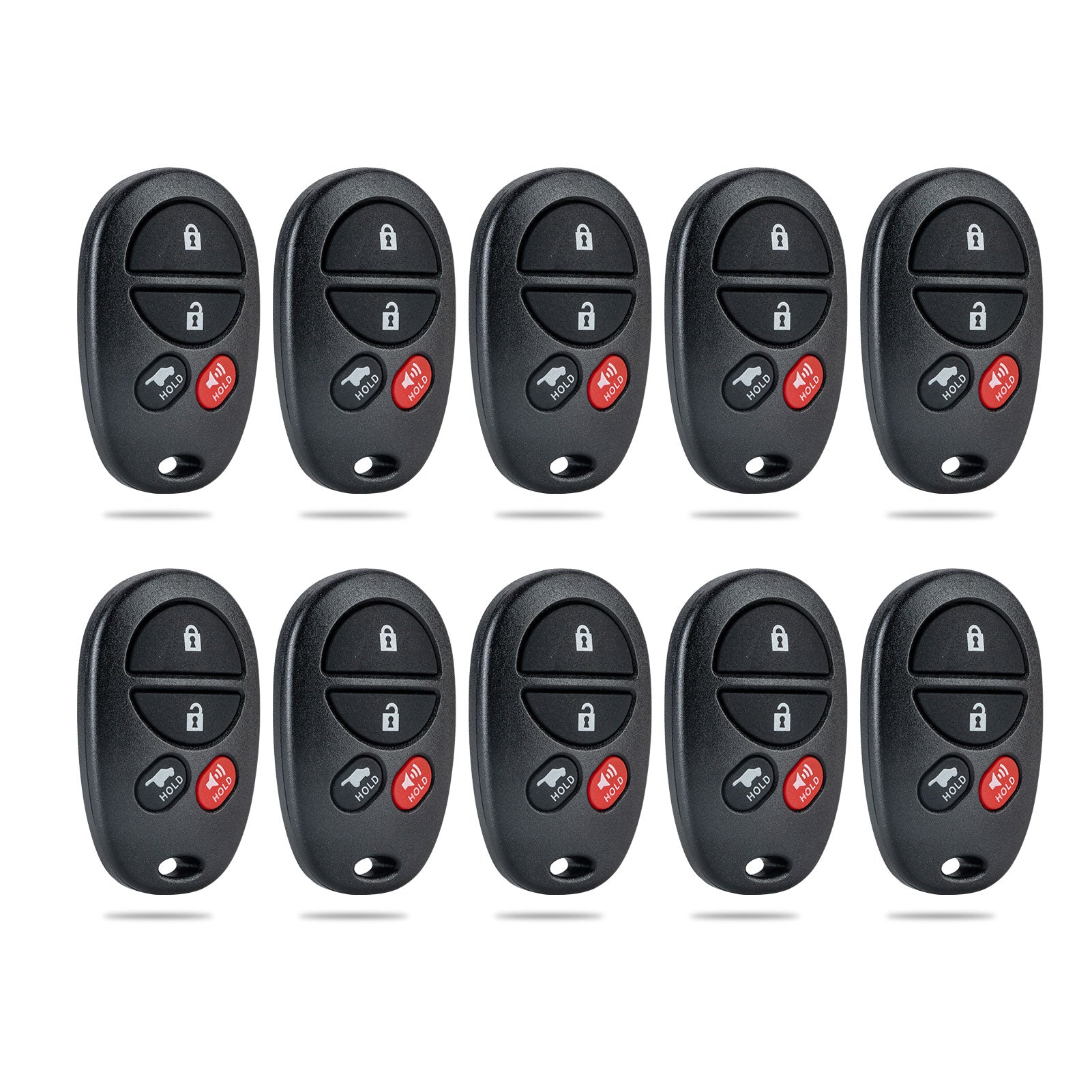 315MHZ Keyless Entry Remote Control Replacement for 2008-2016 Toyota Sequoia 2007-2015 Toyota Highland GQ43VT20T  KR-T4RD-10