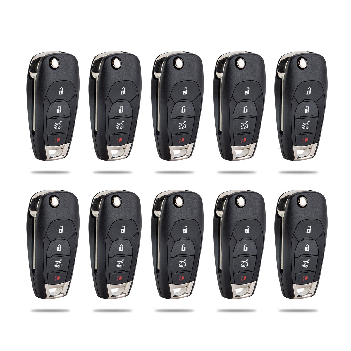 4 BTN Keyless Entry Remote 433MHZ Car Key Replacement for 2016-2019-Cruze XL8 Systems Only LXP-T004  KR-C4SD-10