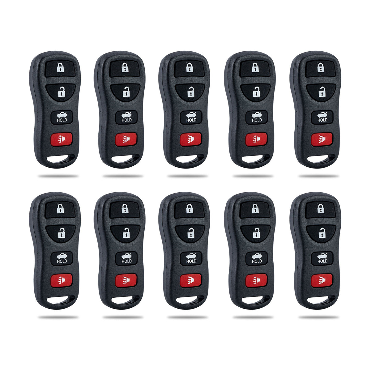 4 Button Car Key Fob Replacement for Nissan Infiniti Altima Armada Maxima Quest Sentra 350Z| EX35 FX35 FX45 I35 G35 QX56 KBRSTU15 KR-N4RA