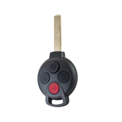 Uncut Smart Car Key Fob 4 BTN Replacement for 2005-2015 Fortwo Remote KR55WK45144 315MHz  KR-B4SA