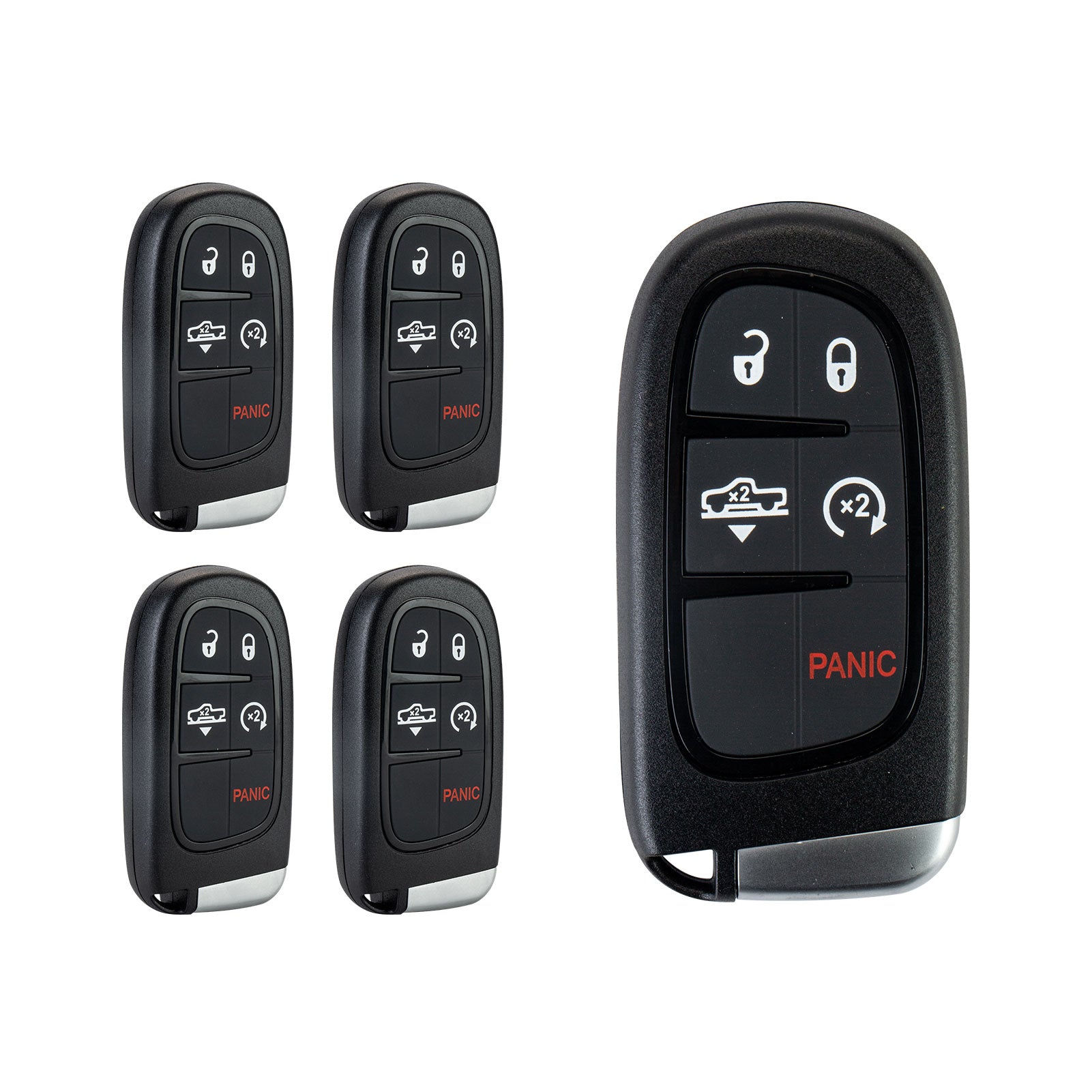 Smart Fob Keyless Entry Control Replacement for 2013-2019 Ram 1500 2500 3500 Air Suspension GQ4-54T 46 CHIP KR-D5RG-05