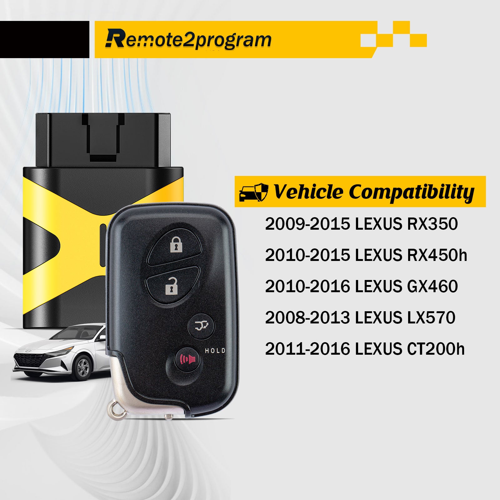 Simple and Safe Self Programming Car Key Kit and Keyless Entry Smart Car Key Replacement for Toyota/Lexcus with FCC: HYQ14ACX 5290 Board/No Tool Required/DIY Pairing