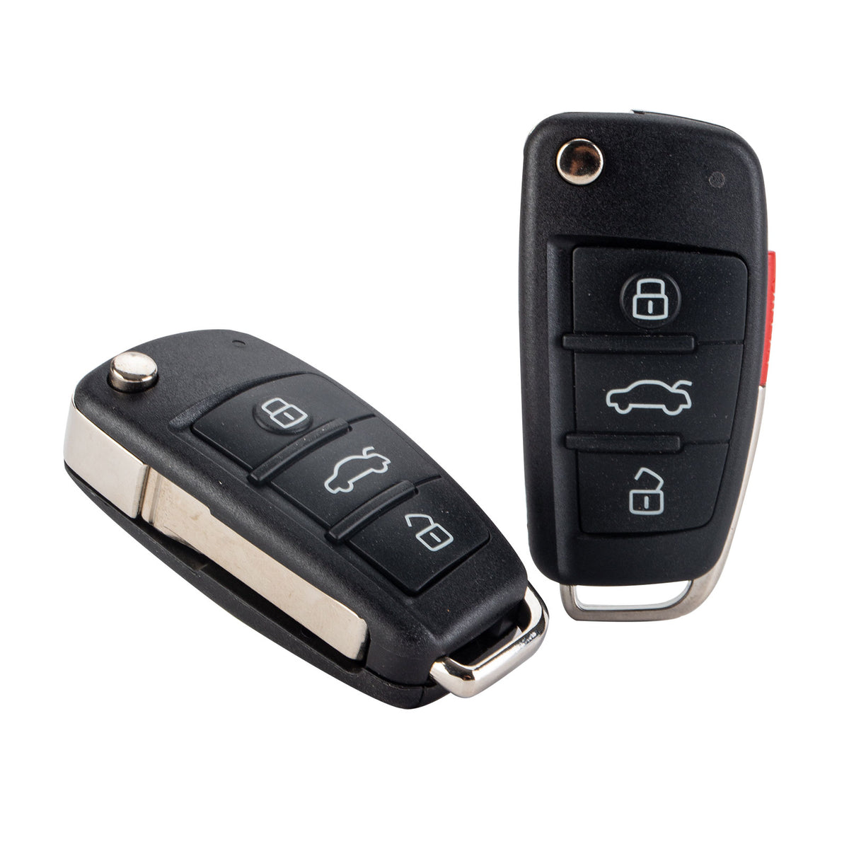 Uncut Blade Replacement for 2010-2014 A1 2011-2014 Q3 2006-2010 TT 2009-2010 R8 Flip Keyless Remote Key Fob 8X0837220D  KR-V4SD