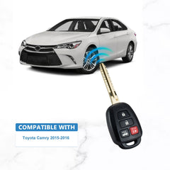 H Chip Remote Car Key Replacement for 2014-2017 Toyota Camry 4 Button HYQ12BEL KR-T4SC