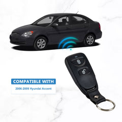Replacement for Keyless Entry Remote fit for 2006 -2011 Hyundai Accent Remote car Key Fob PLNHM-T002  KR-K3RG
