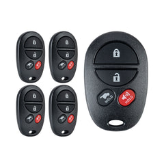 315MHZ Keyless Entry Remote Control Replacement for 2008-2016 Toyota Sequoia 2007-2015 Toyota Highland GQ43VT20T  KR-T4RD-05