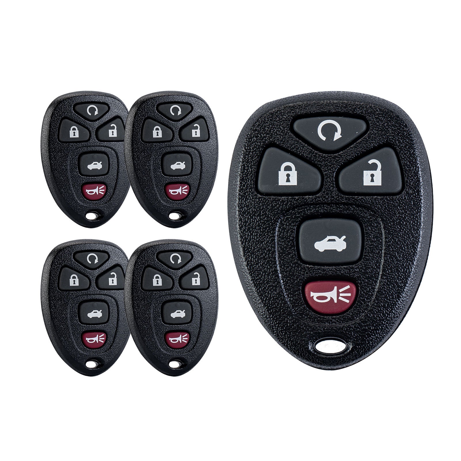 5 Button Keyless Entry Cotrol Replacement for Malibu Cobalt G5 G6 Grand Prix Lacrosse Allure 22733524 KOBGT04A