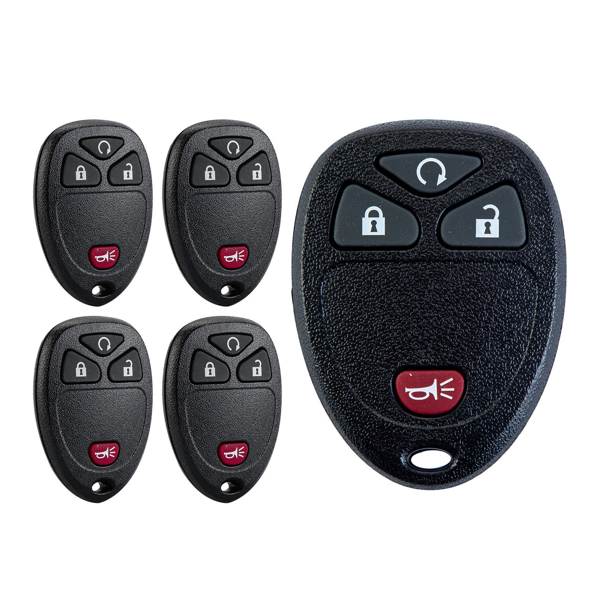 New 4 Button Car Key Fob Keyless Entry Remote Replacement for Silverado 2007-2013 OUC60270 KR-C4RC