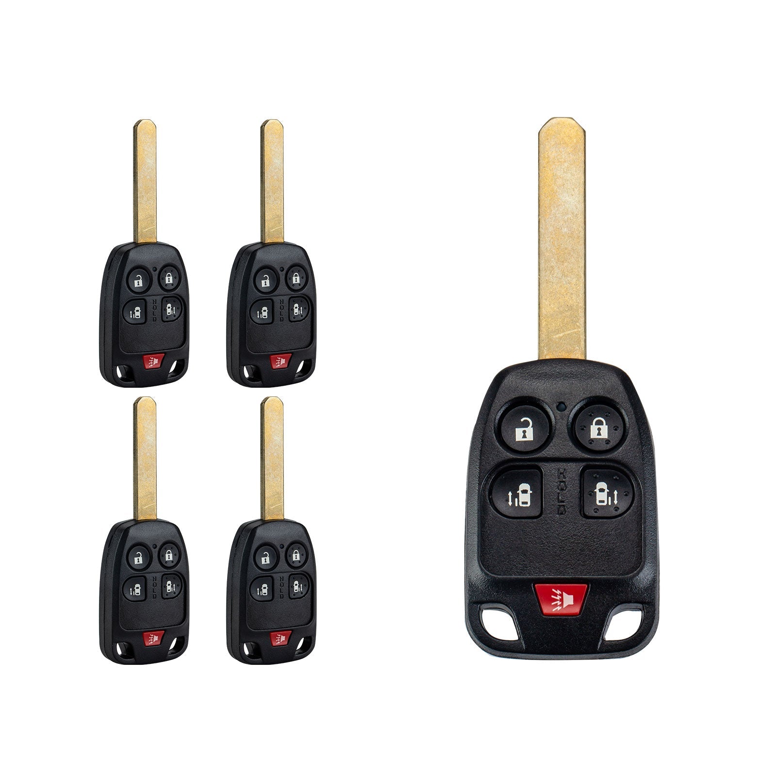 5 BTN Car Key Fob Keyless Entry Remote Replacement for 2011 -2014 Honda Odyssey Remote N5F-A04TAA KR-H5SA