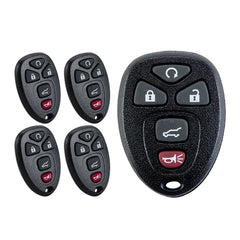 5 BTN Car Key Fob Replacement for Gm Alarm Keyless Entry Key Fob 315 MHZ. 22936101 OUC60270 KR-C5RL