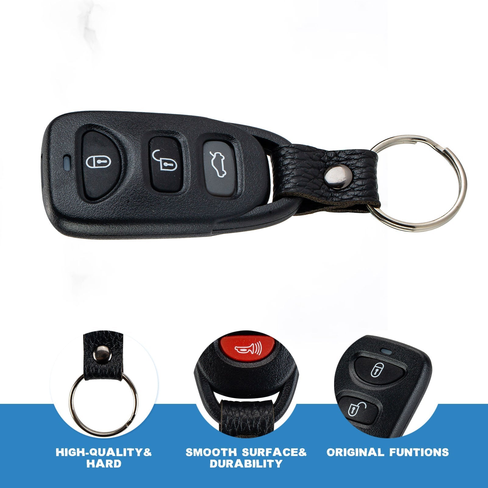Replacement for Keyless Entry Remote Car Key Fob fit for 2010 - 2014 Kia Forte 4 BTN PINHA-T008   KR-K4RD