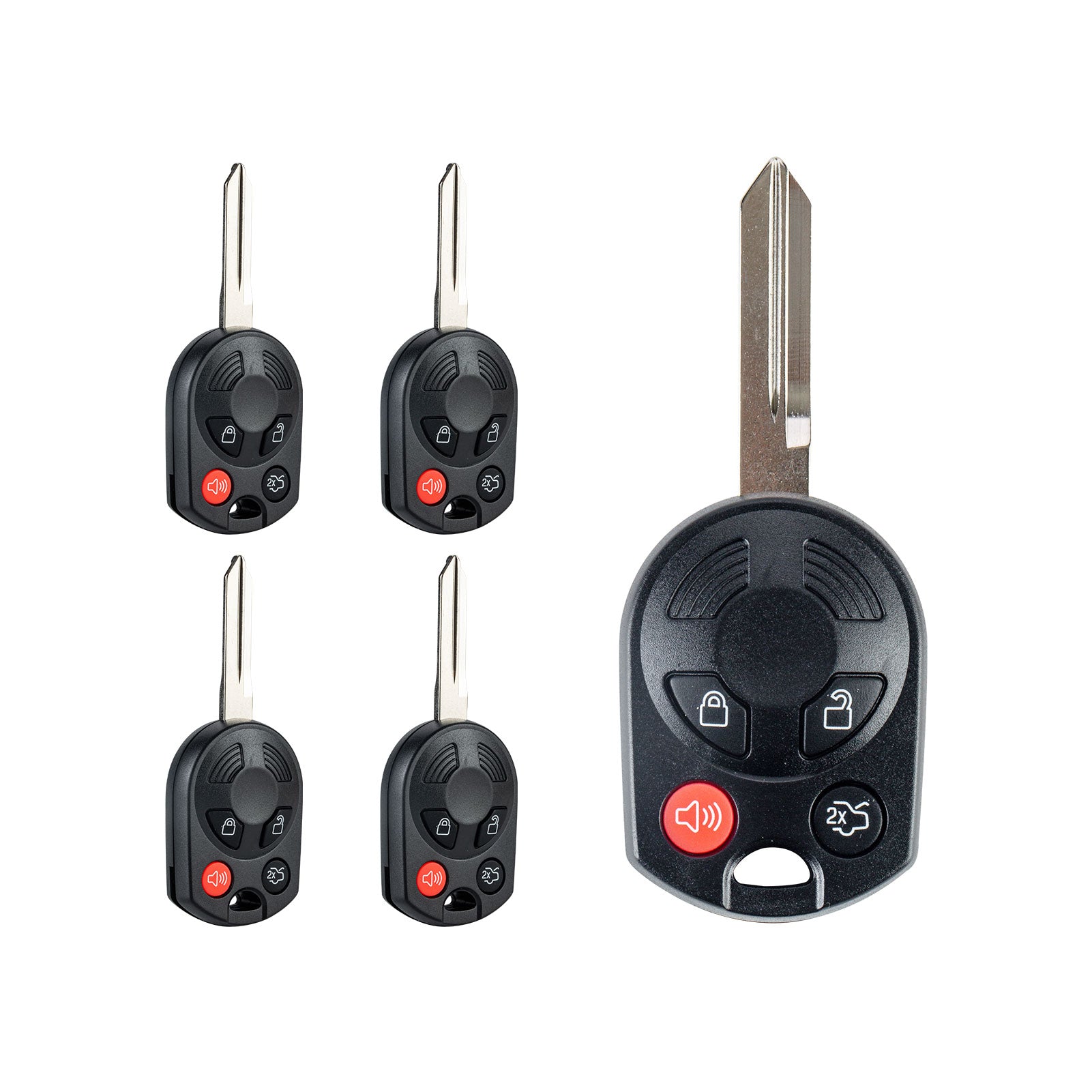 Keyless Entry Remote 315MHZ Replacement for 2005-2014 Mustang 2000-2016 Taurus 2005-2011 Town Car 80 CHIP OUCD6000022  KR-F4SA-05