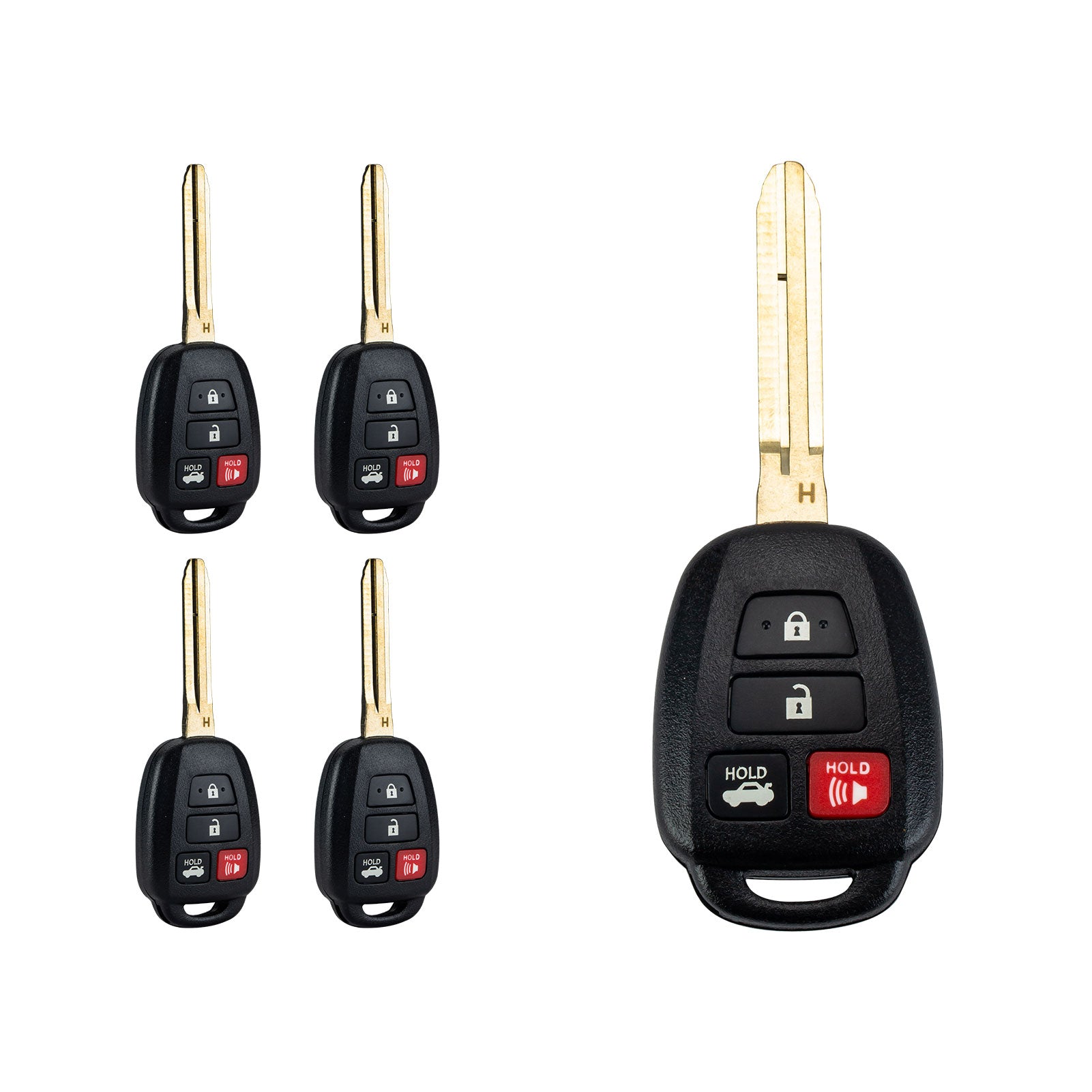 Car Key Fob H Chip Replacement for 2014 - 2017 Toyota Corolla Keyless Remote ONLY HYQ12BEL  KR-T4SH