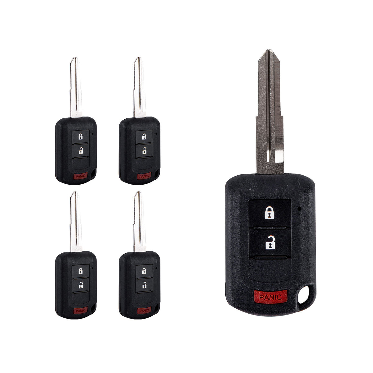 3 BTN Car Key Fob ID46 Chip 315MHZ Replacement for Mitsubishi Mirage Lancer Outlander OUCJ166N  KR-G3SD