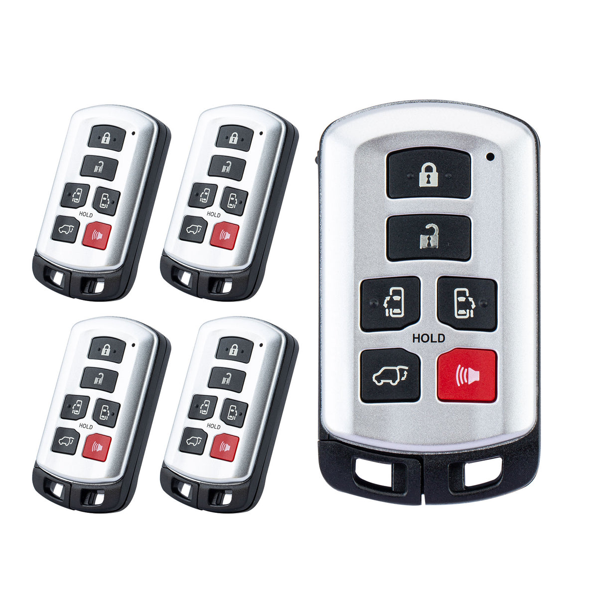 Smart car Key fob Replacement for 2011 - 2019 Toyota Sienna Keyless Remote with FCC ID: HYQ14ADR Keyless Entry Uncut Transponder