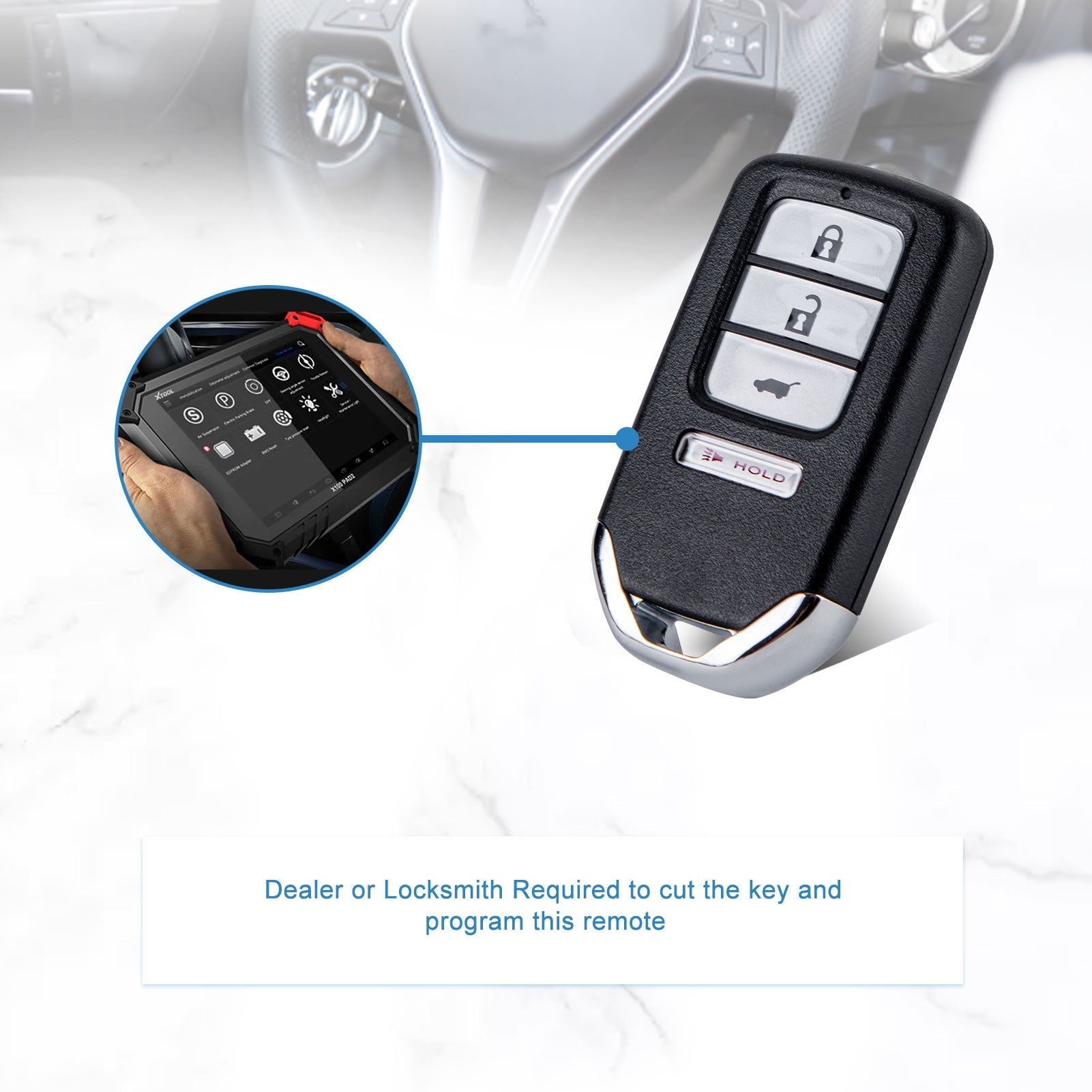 Keyless Entry Remote Control 314 MHZ Replacement for 2016-2020 Honda HR-V Car Key Fob KR5V1X  KR-H4RD