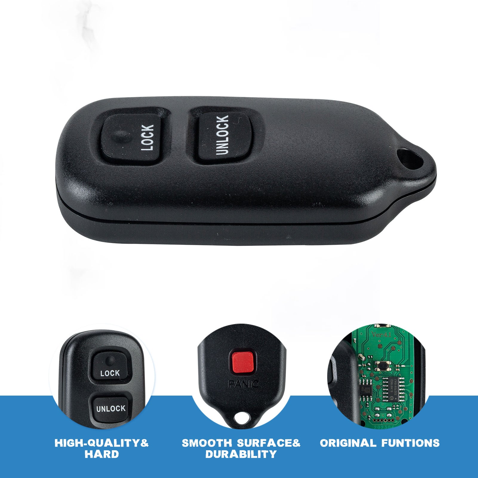 315MHZ Car Key Fob Replacement for 2004-2006 Toyota Tundra Remote HYQ12BAN, HYQ12BBX, HYQ1512Y  KR-T3RD