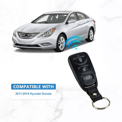 Car Key Fob 4 BTN Remote Replacement for 2011-2014 Hyundai Sonata OSLOKA-950T KR-K4RK