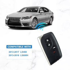 4 BTN Smart Key fob replacememnt for 2013 - 2017 Lexus LS460 LS600H with FCC ID: HYQ14ACX 5290 Board