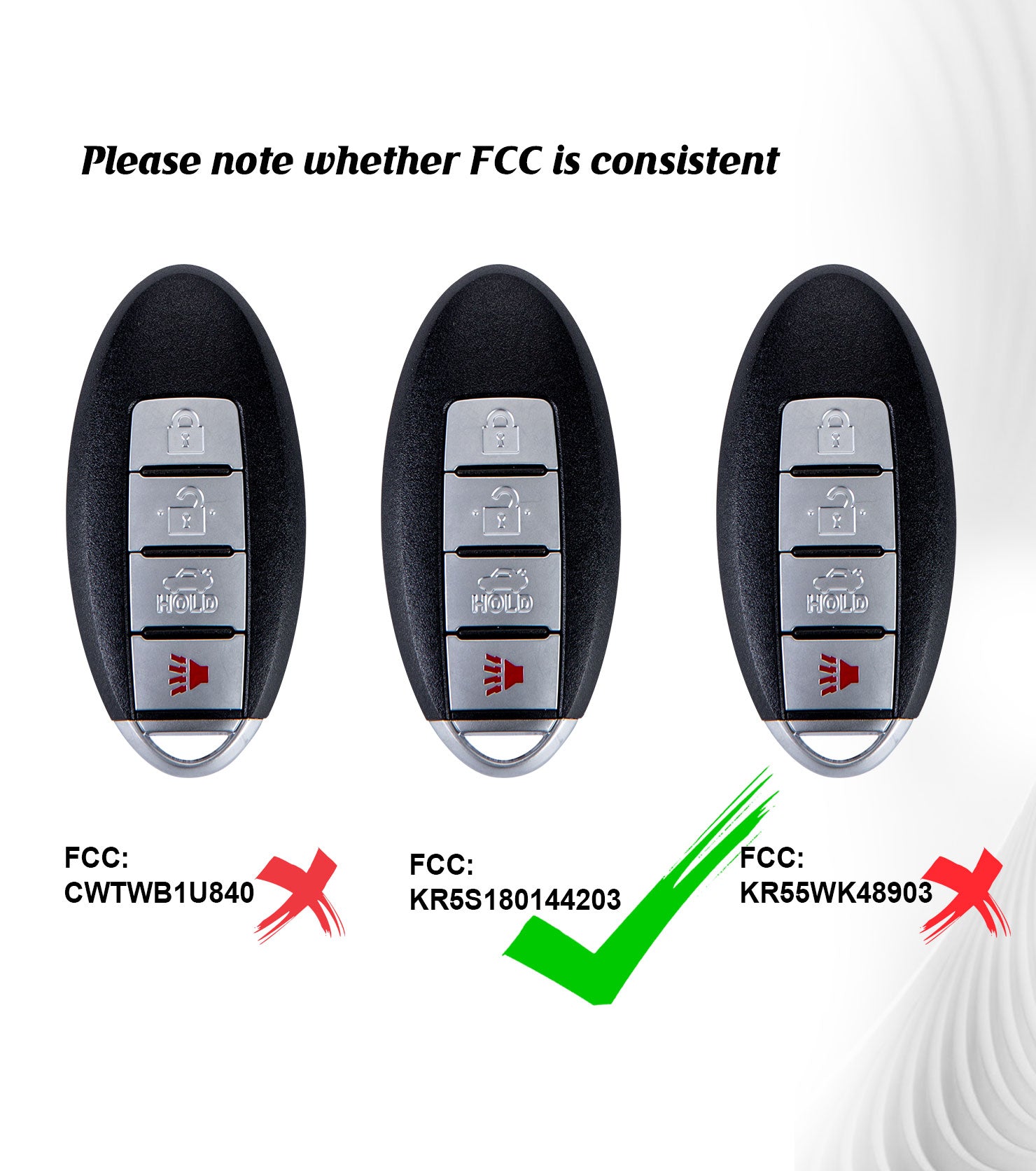 Smart Car Key Self Programmable 4A Chip Keyless Entry Remote Replacement for 2014-2016 Infiniti Q50/Q60 with FCC: KR5S180144203