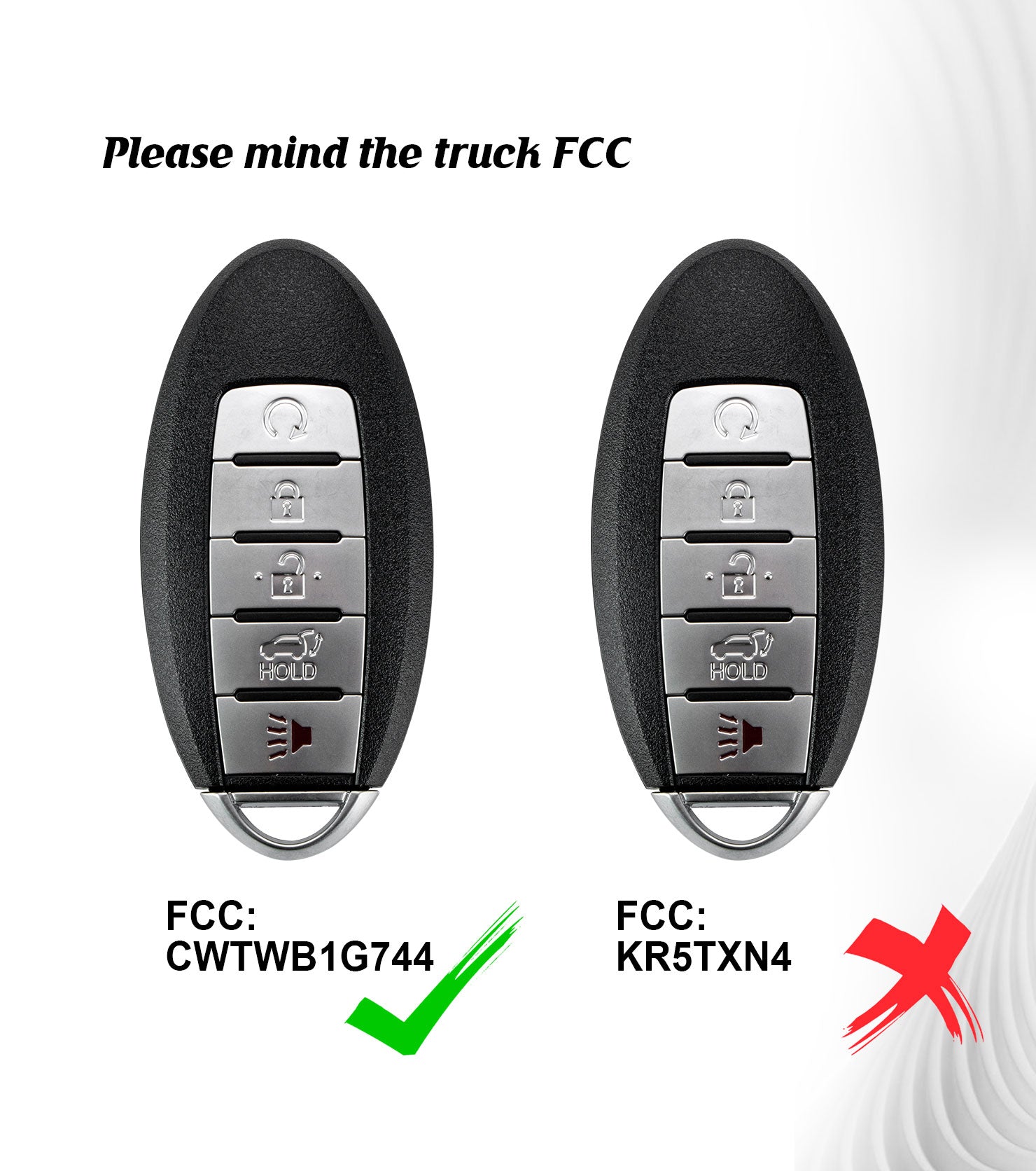 Keyless Entry Fob Flip Remote Control Self Programmble Car Key Replacement for 2013 Infiniti QX56/2014-2017 QX80 with FCC: CWTWB1G744