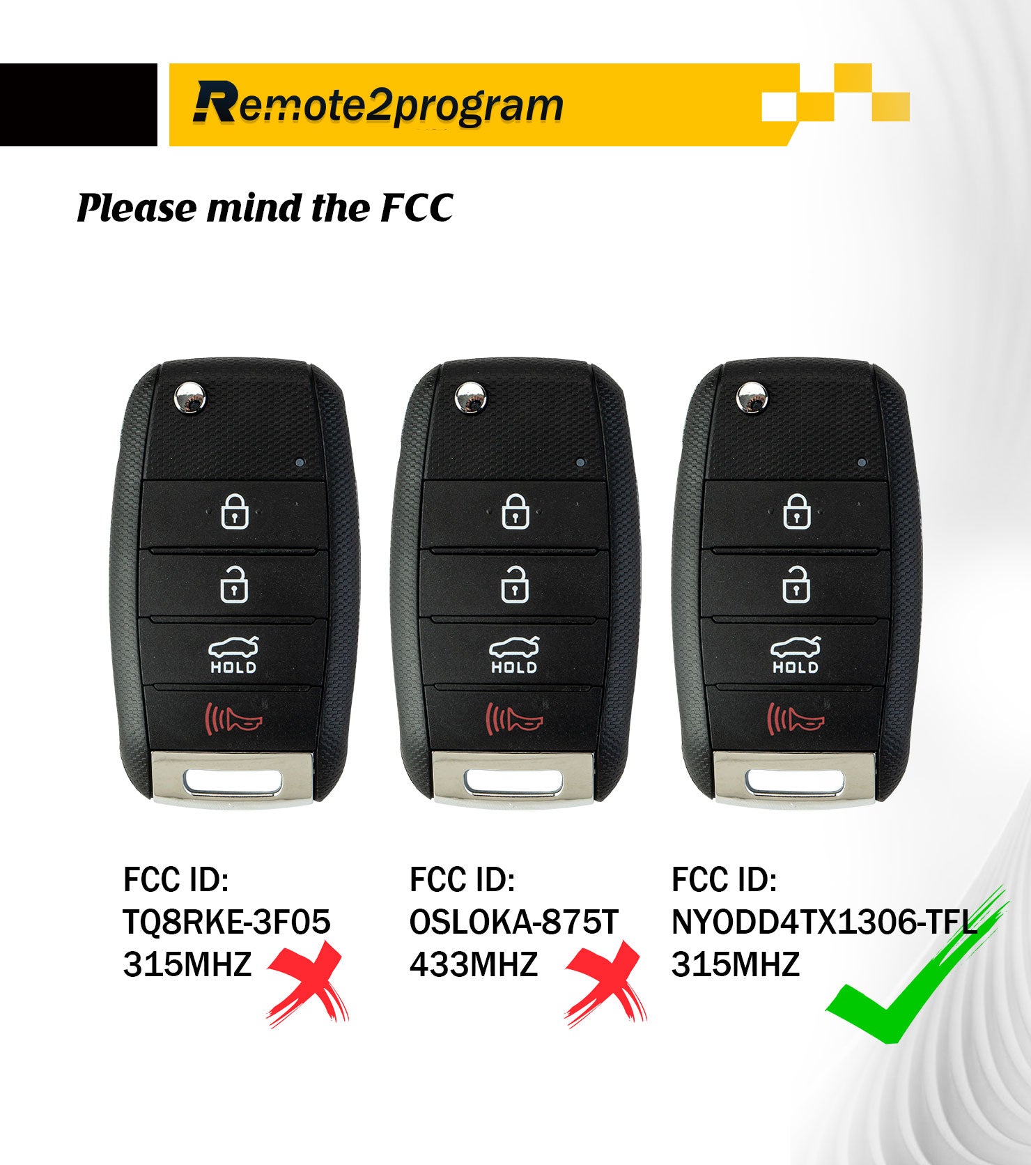 Car Key DIY Programming Kit and Keyless Entry Remote Control Replacement for 2014 2015 Kia Optima/2014-2016 Sportage with FCC: NYODD4TX1306-TFL